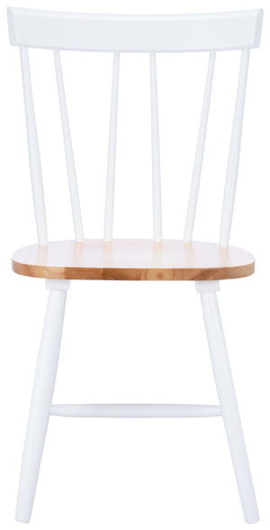 Safavieh Kealey Dining Chair in Natural, White - Set of 2 DCH8503A-SET2