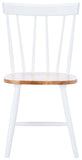 Safavieh Kealey Dining Chair in Natural, White - Set of 2 DCH8503A-SET2