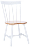 Safavieh Kealey Dining Chair in Natural, White - Set of 2 DCH8503A-SET2