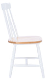 Safavieh Kealey Dining Chair in Natural, White - Set of 2 DCH8503A-SET2