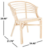 Set of 2 - Elmira Rattan Dining Chair