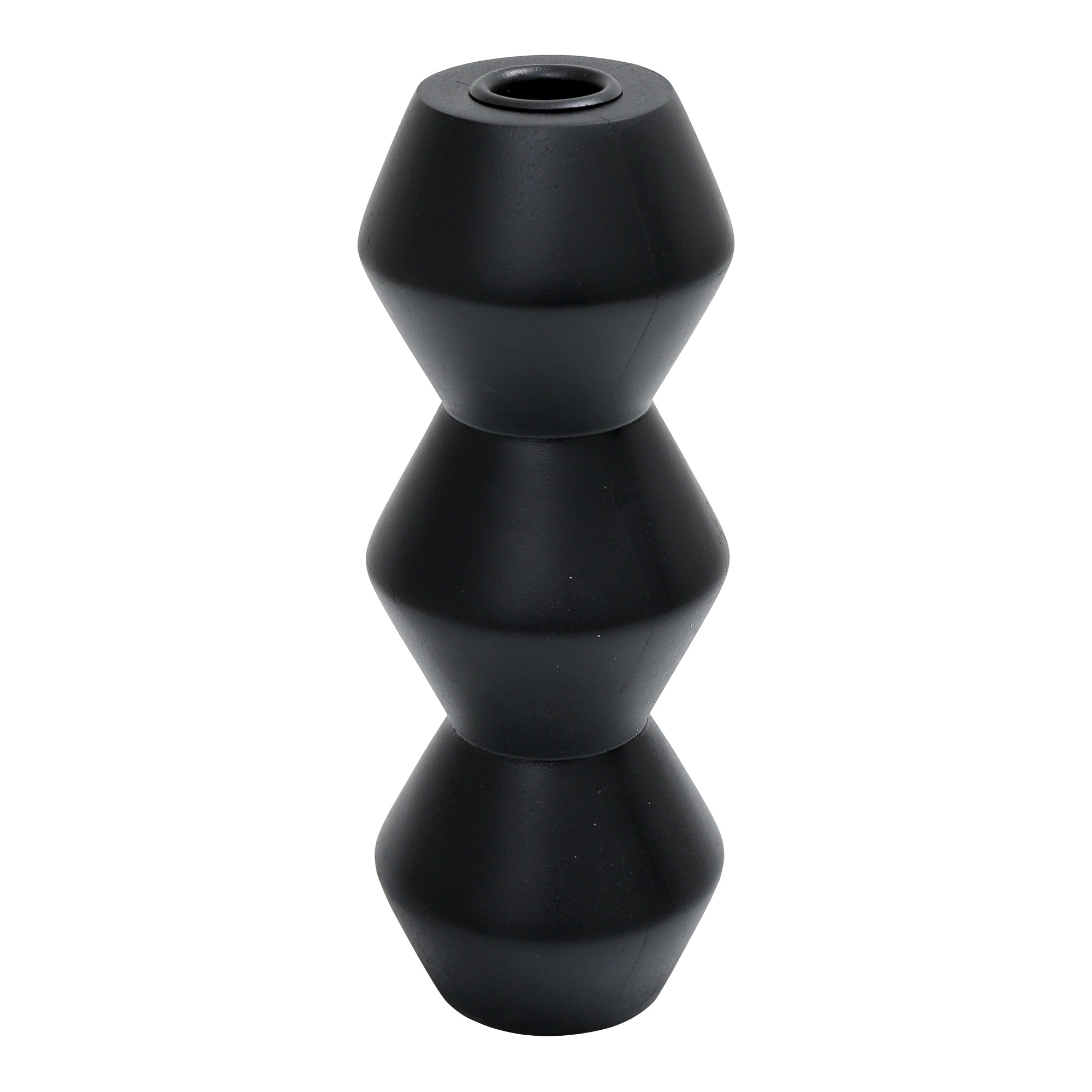 Sequence Large Black Candle Holder - Thumbnail 2