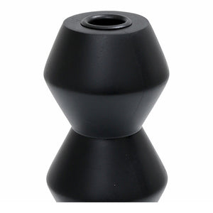Moe's Home Sequence Wooden Candle Holder Large Black DD-1046-02