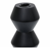 Moe's Home Sequence Wooden Candle Holder Large Black DD-1046-02