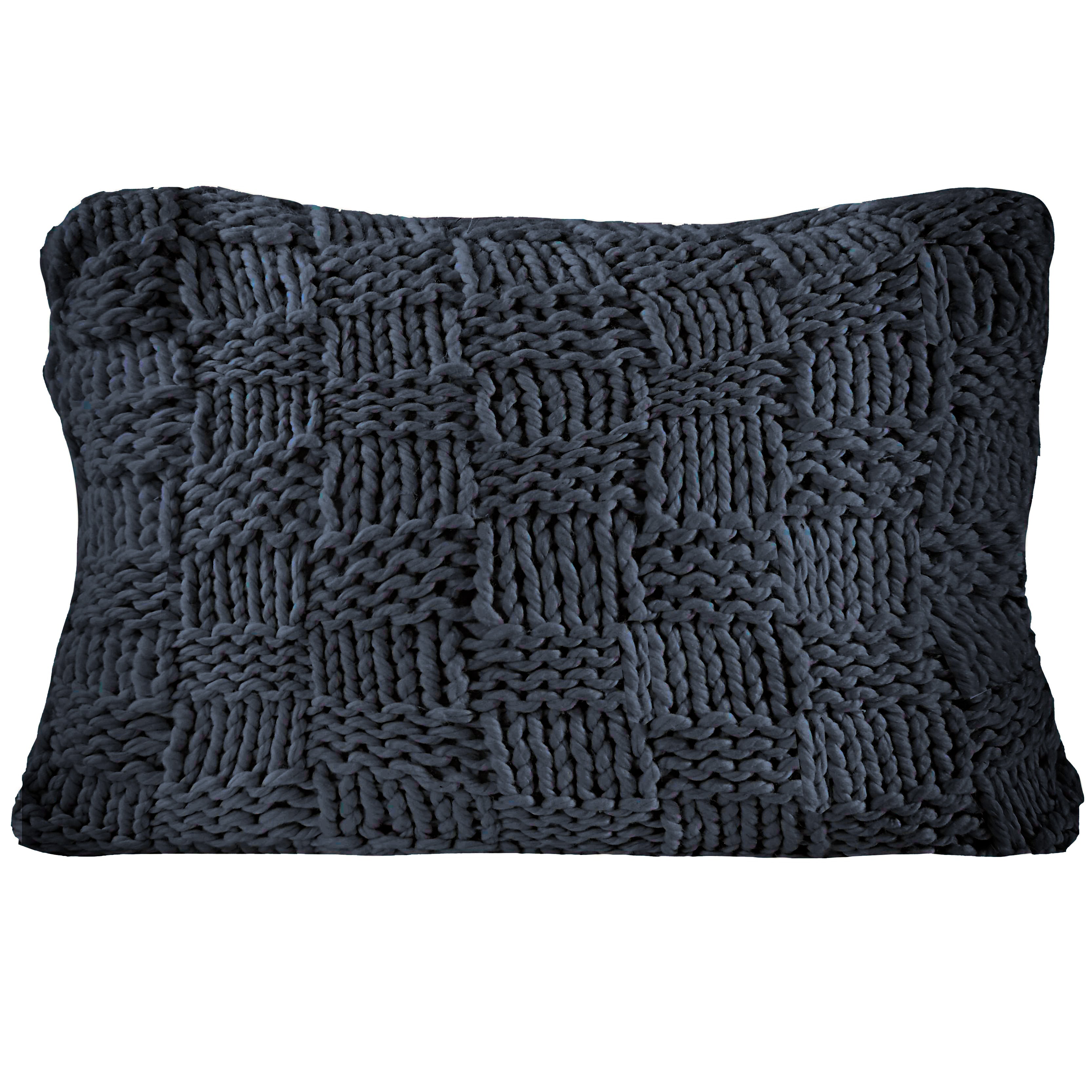 Chess Knit Dutch Euro Pillow - Thumbnail 4