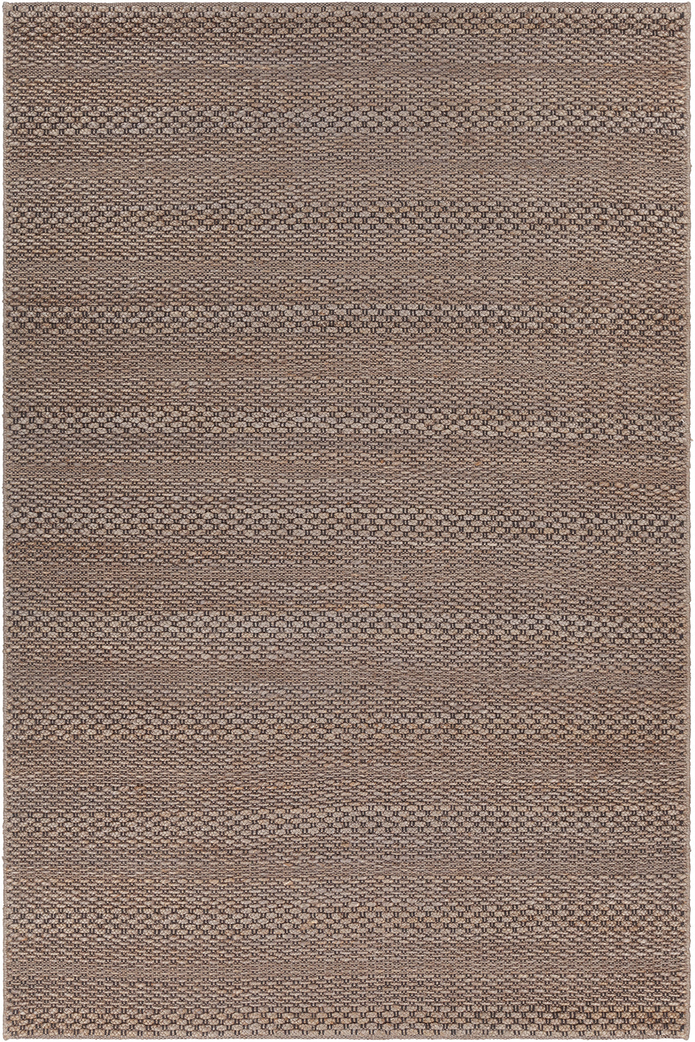 Chandra Rugs Deana 80% Jute + 20% Cotton Hand-Woven Contemporary Rug Green/Natural 7'9 x 10'6