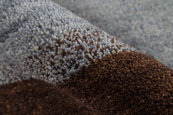 Momeni Desert Gabbeh DG-02 Hand Knotted Contemporary Striped Indoor Area Rug Multi 9'6" x 13'6" DEGABDG-02MTI96D6