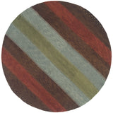 Momeni Desert Gabbeh DG-02 Hand Knotted Contemporary Striped Indoor Area Rug Multi 9'6" x 13'6" DEGABDG-02MTI96D6