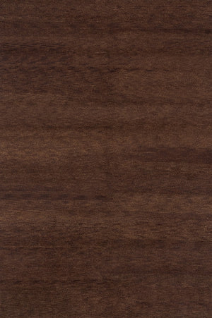 Momeni Desert Gabbeh DG-06 Hand Knotted Contemporary Solid Indoor Area Rug Brown 8' x 8' Round DEGABDG-06BRN800R