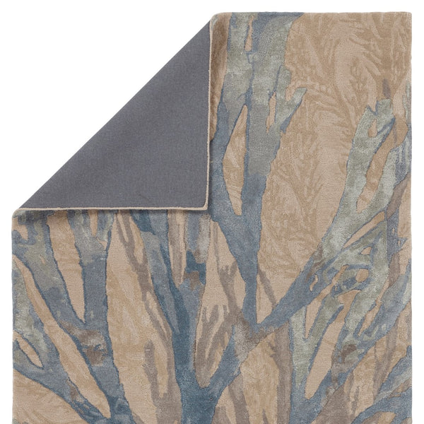 Jaipur Living Delray Atoll DEL01 Hand Tufted 60% Viscose 40% Wool Animal Area Rug Blue 60% Viscose 40% Wool RUG156141