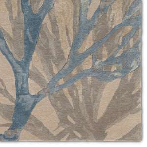 Jaipur Living Delray Atoll DEL01 Hand Tufted 60% Viscose 40% Wool Animal Area Rug Blue 60% Viscose 40% Wool RUG156141