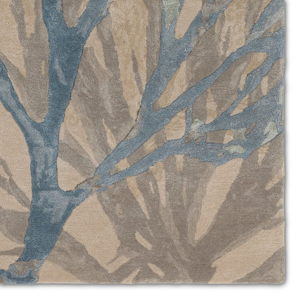 Jaipur Living Delray Atoll DEL01 Hand Tufted 60% Viscose 40% Wool Animal Area Rug Blue 60% Viscose 40% Wool RUG156141