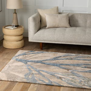 Jaipur Living Delray Atoll DEL01 Hand Tufted 60% Viscose 40% Wool Animal Area Rug Blue 60% Viscose 40% Wool RUG156141