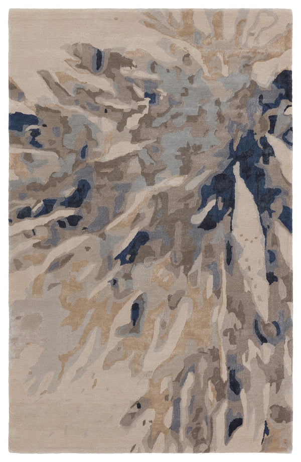 Jaipur Living Delray Atoll DEL03 Hand Tufted 60% Viscose 40% Wool Animal Area Rug Blue 60% Viscose 40% Wool RUG156149