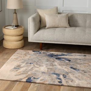 Jaipur Living Delray Atoll DEL03 Hand Tufted 60% Viscose 40% Wool Animal Area Rug Blue 60% Viscose 40% Wool RUG156149
