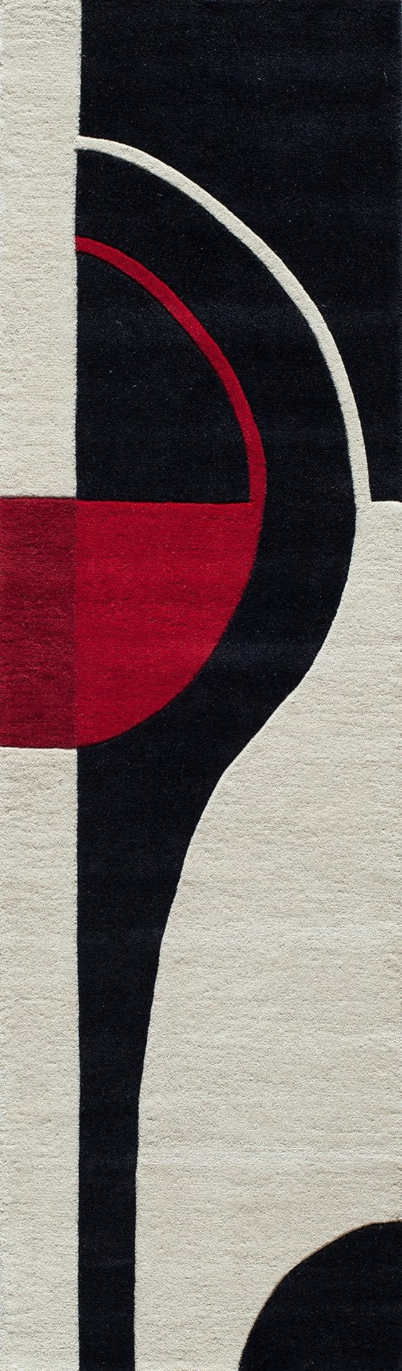 Momeni Delhi DL-22 Hand Tufted Contemporary Geometric Indoor Area Rug Black 8' x 10' DELHIDL-22BLK80A0