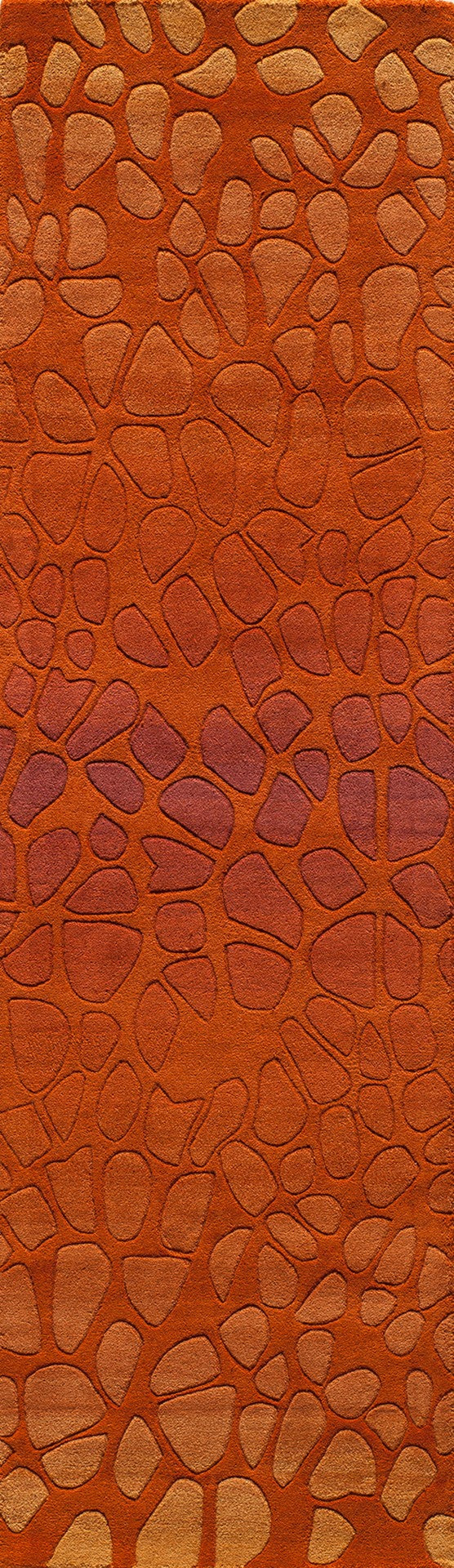 Momeni Delhi DL-33 Hand Tufted Contemporary Animal Print Indoor Area Rug Paprika 8' x 10' DELHIDL-33PAP80A0