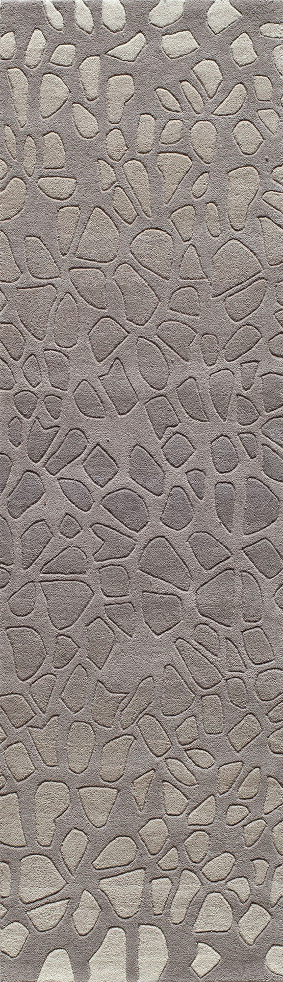 Momeni Delhi DL-33 Hand Tufted Contemporary Animal Print Indoor Area Rug Silver 8' x 10' DELHIDL-33SVL80A0