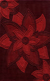 Momeni Delhi DL-40 Hand Tufted Transitional Floral Indoor Area Rug Red 8' x 10' DELHIDL-40RED80A0