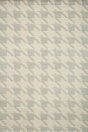 Momeni Delhi DL-55 Hand Tufted Contemporary Geometric Indoor Area Rug Grey 8' x 10' DELHIDL-55GRY80A0