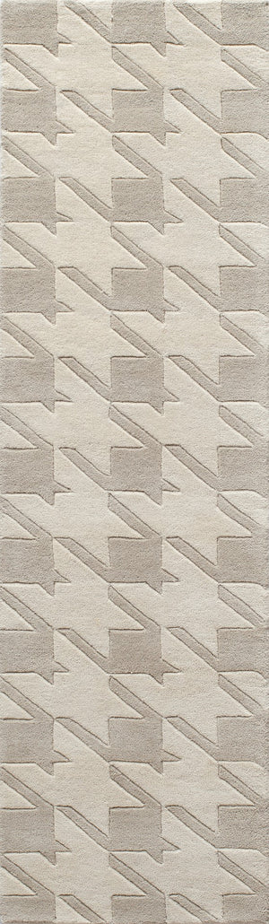 Momeni Delhi DL-55 Hand Tufted Contemporary Geometric Indoor Area Rug Grey 8' x 10' DELHIDL-55GRY80A0