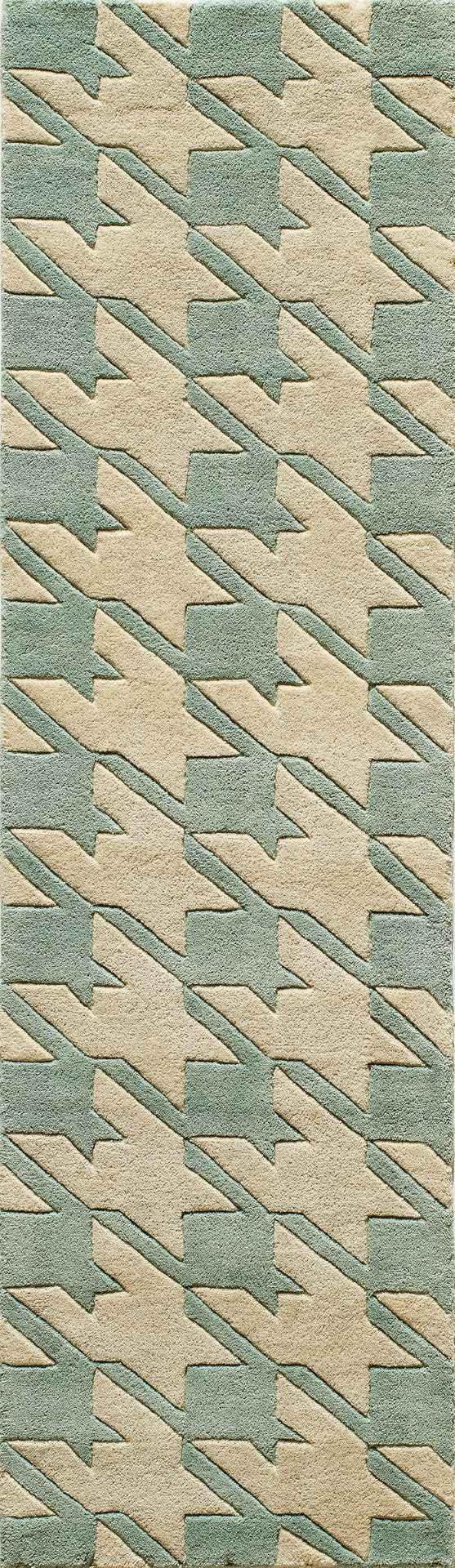 Momeni Delhi DL-55 Hand Tufted Contemporary Geometric Indoor Area Rug Light Blue 8' x 10' DELHIDL-55LBL80A0
