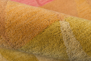 Momeni Delhi DL-59 Hand Tufted Contemporary Geometric Indoor Area Rug Multi Red 8' x 10' DELHIDL-59MRD80A0