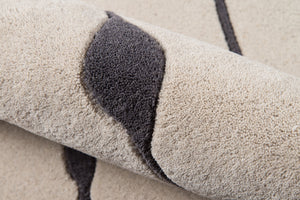 Momeni Delhi DL-64 Hand Tufted Contemporary Geometric Indoor Area Rug Grey 8' x 10' DELHIDL-64GRY80A0