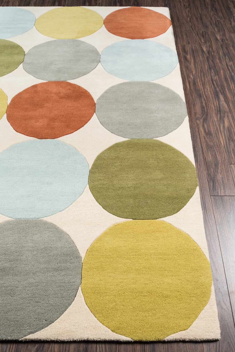 Momeni Novogratz Delmar DEL-1 Hand Tufted Modern Dots Indoor Area Rug Multi 9' x 12' DELMADEL-1MTI90C0