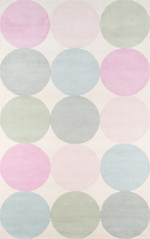 Momeni Novogratz Delmar DEL-1 Hand Tufted Modern Dots Indoor Area Rug Multi 9' x 12' DELMADEL-1PAS90C0