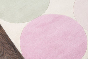 Momeni Novogratz Delmar DEL-1 Hand Tufted Modern Dots Indoor Area Rug Multi 9' x 12' DELMADEL-1PAS90C0