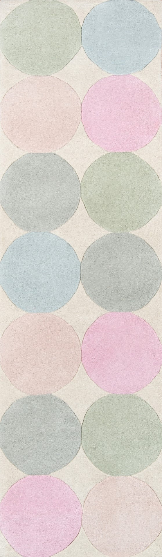 Momeni Novogratz Delmar DEL-1 Hand Tufted Modern Dots Indoor Area Rug Multi 9' x 12' DELMADEL-1PAS90C0