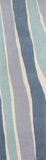 Momeni Novogratz Delmar DEL-4 Hand Tufted Contemporary Wave Indoor Area Rug Blue 9' x 12' DELMADEL-4BLU90C0