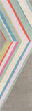 Momeni Novogratz Delmar DEL-5 Hand Tufted Contemporary Striped Indoor Area Rug Grey 9' x 12' DELMADEL-5GRY90C0