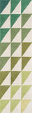 Momeni Novogratz Delmar DEL-6 Hand Tufted Modern Geometric Indoor Area Rug Lime 9' x 12' DELMADEL-6LIM90C0