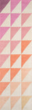 Momeni Novogratz Delmar DEL-6 Hand Tufted Modern Geometric Indoor Area Rug Pink 9' x 12' DELMADEL-6PNK90C0