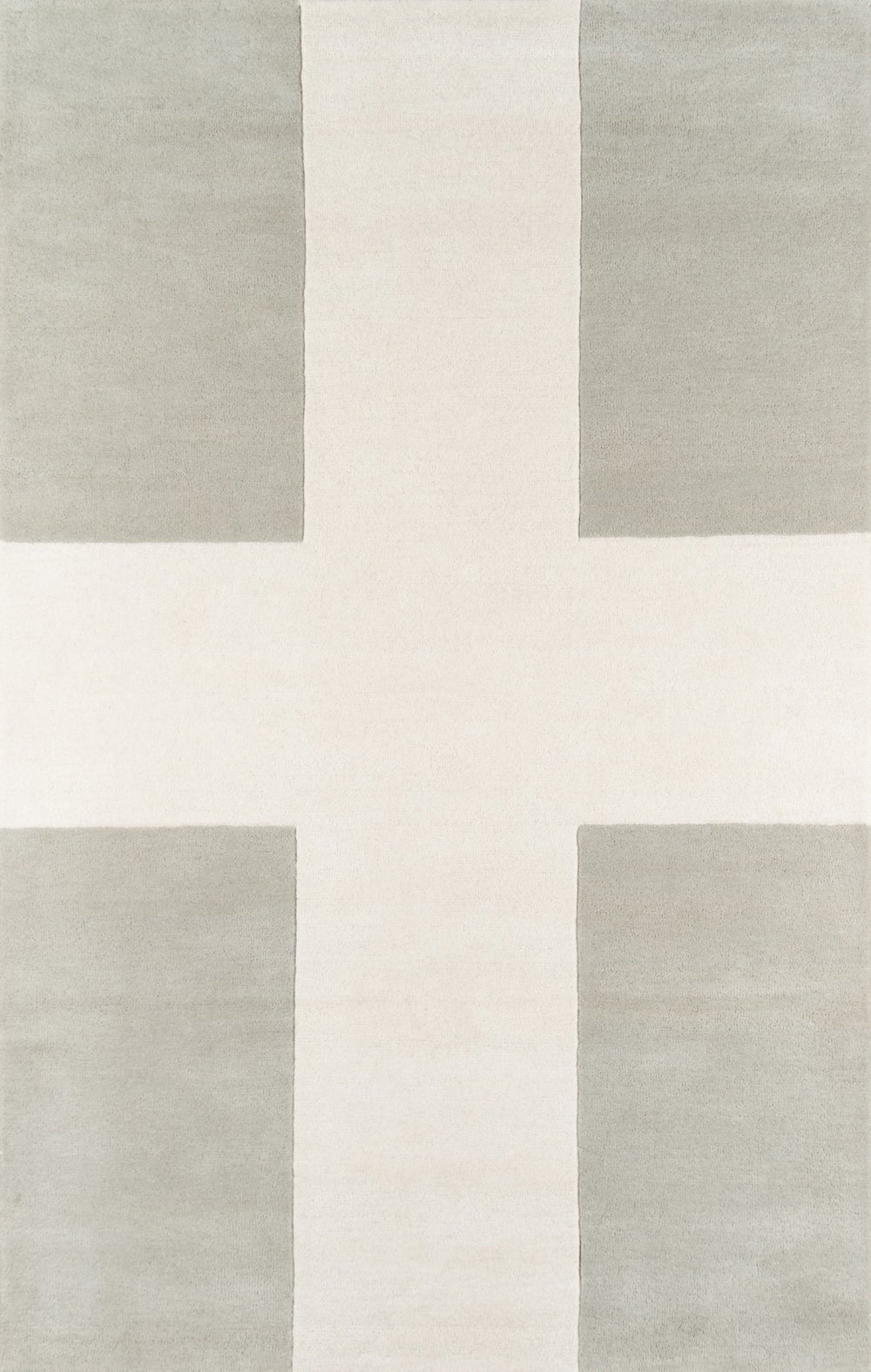 Momeni Novogratz Delmar DEL-7 Hand Tufted Contemporary Cross Indoor Area Rug Grey 9' x 12' DELMADEL-7GRY90C0