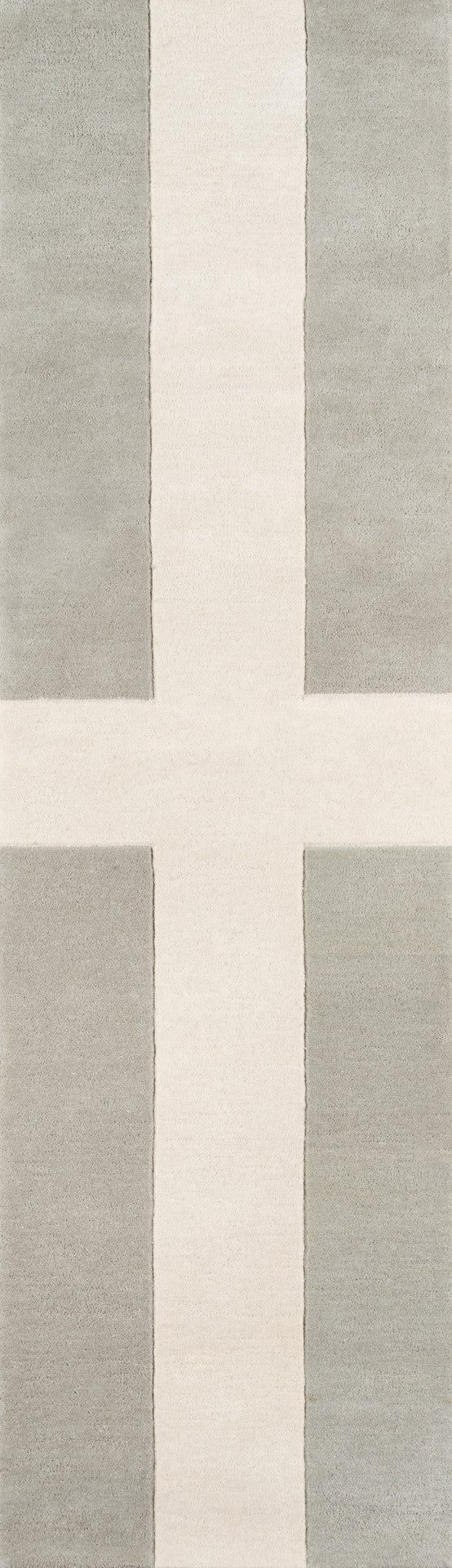 Momeni Novogratz Delmar DEL-7 Hand Tufted Contemporary Cross Indoor Area Rug Grey 9' x 12' DELMADEL-7GRY90C0
