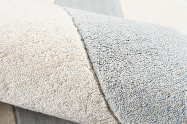 Momeni Novogratz Delmar DEL-9 Hand Tufted Modern Geometric Indoor Area Rug Grey 9' x 12' DELMADEL-9GRY90C0