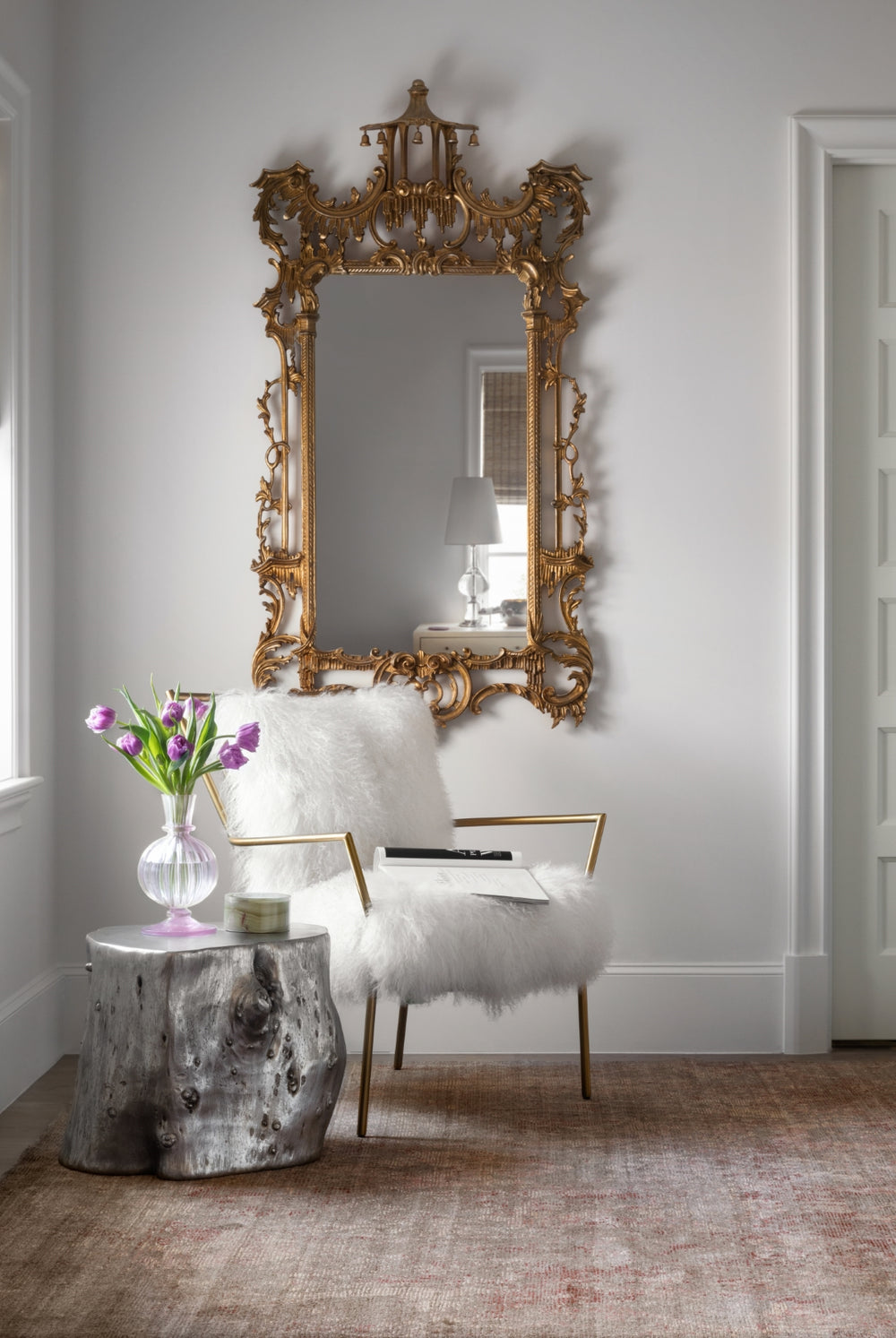 Loloi Delphi DL-02 50% Handspun Viscose from Bamboo, 32% Viscose, 18% Wool Hand Knotted Contemporary Rug DELPDL-02ASSQ96D6