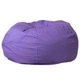 English Elm EE1751 Contemporary Large Bean Bag Purple EEV-13318