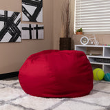 English Elm EE1751 Contemporary Large Bean Bag Red EEV-13319
