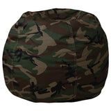 English Elm EE1753 Contemporary Small Bean Bag Camouflage EEV-13336