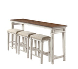 New Classic Furniture Anastasia Gathering Bar Table + 3 Stools DH1731-B3S