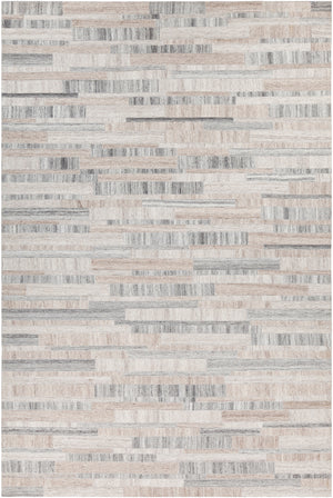 Chandra Rugs Dinah 50% Wool + 50% Viscose Hand-Woven Contemporary Rug Black/Grey/Brown 7'9 x 10'6
