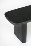 Laurel Dining Bench - Charcoal