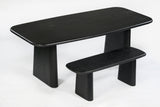 Laurel Dining Bench - Charcoal