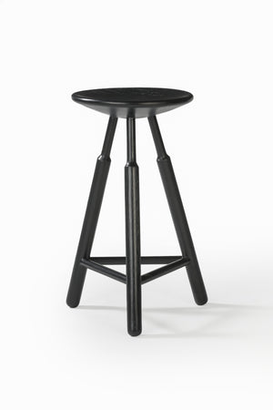 Dowel Counter Stool - Charcoal