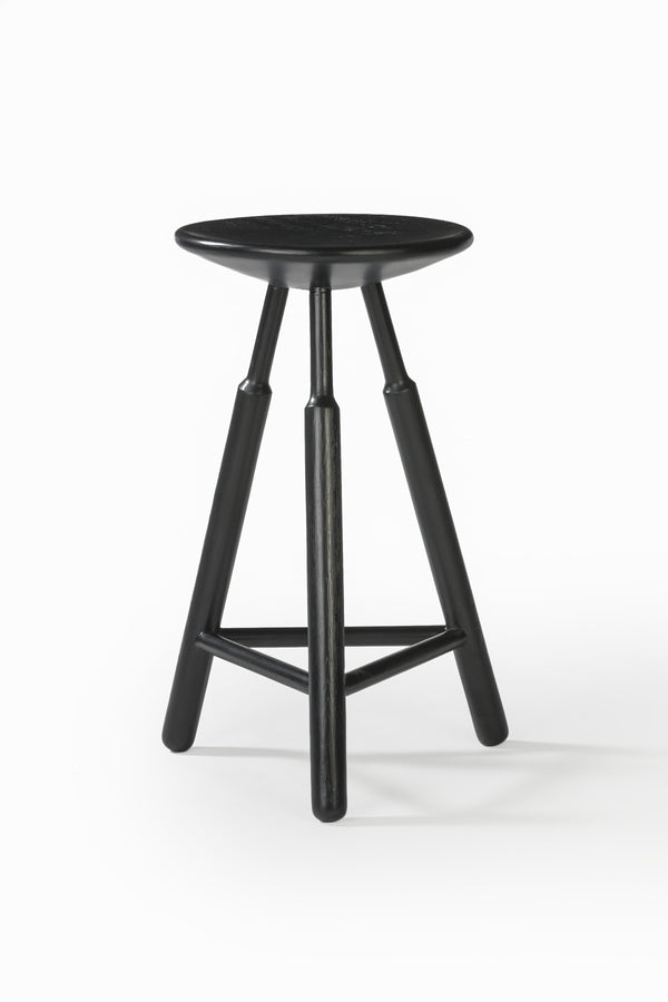 Dowel Counter Stool - Charcoal