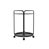 Radius Round Bar Cart - Black